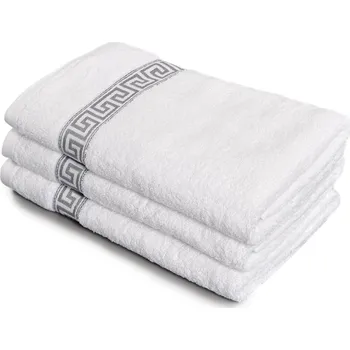 Ručník 2P Servis Ručník froté Greek 50x90cm 50x90 cm bílá 100% Bavlna froté