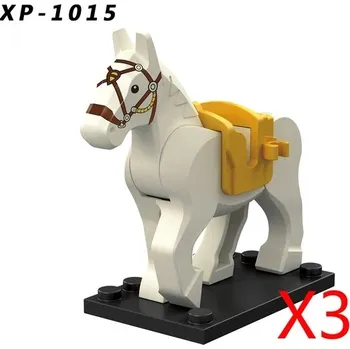 ostatní stavebnice Stavebnice středověkého rytíře s drakem a vlkem | figurky styl lego - XP1015-3PCS