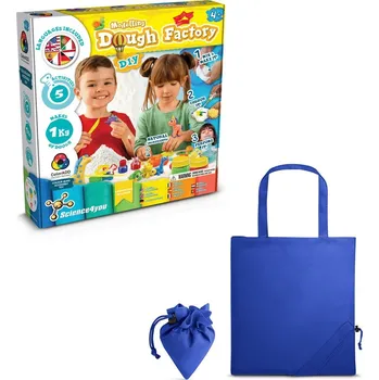 Modeling Dough Factory Kit II. Vzdělávací hra dodáváno se skládací dárkovou taškou 190T - Královská modrá
