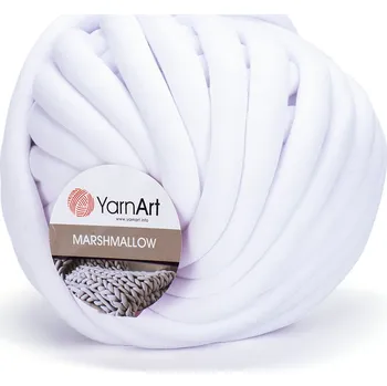 Galanterie Yarn Art příze Marshmallow 901 bílá optic