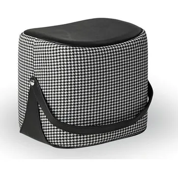 Taburet SPOTTED, šedý