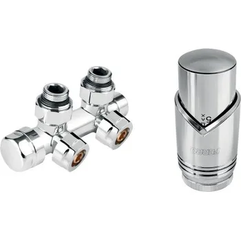 Stavebniny Novaservis termostatická sada, se středovým připojením, chrom