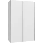 Šatní skříň ZUBARA s posuvnými dveřmi, bílá, 5 let záruka + PROVĚŘENO zákazníky + vyzvednutí ZDARMA