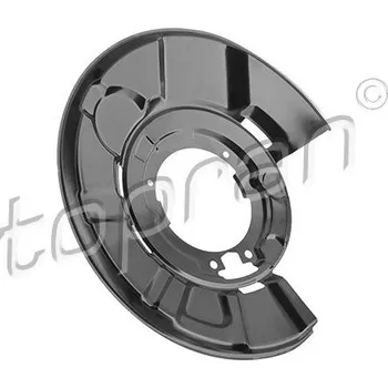 Brzdový kotouč Ochranný plech proti rozstřikování, brzdový kotouč TOPRAN 503 817