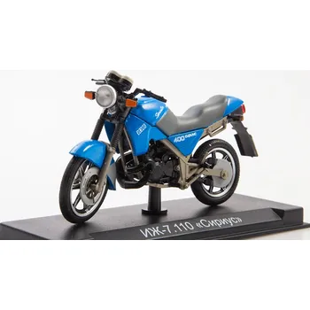 autíčko IŽ-7.110 Sirius 1:24 - MODIMIO Collections Naše Motocykly časopis s modelem #26 IZH 7.110 Sirius motorka - model motorky