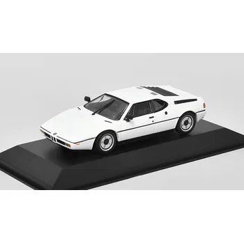 autíčko Minichamps BMW M1 (E26) 1979 bílá 1:43 - MAXICHAMPS BMW M-1 E26 1979 - kovový model auta - Minichamps 1/43