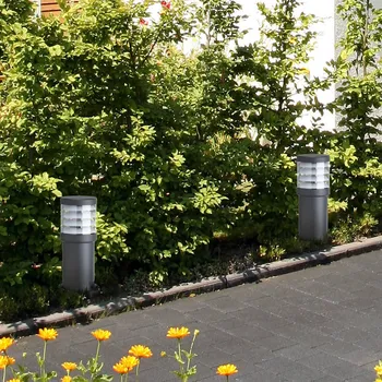 Lampička LCD Soklové světlo 1265 s lamelami, grafit 1 x 23 W LED - Doprava zdarma