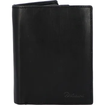 Peněženka Pánská kožená peněženka Delami Paul, černá