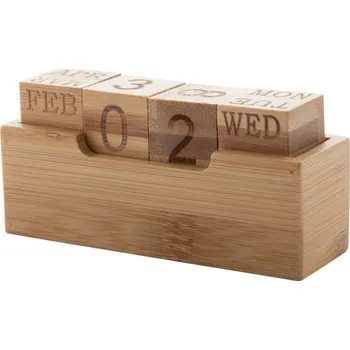 Kalendář Reklamní Rolbus věčný kalendář, přírodní