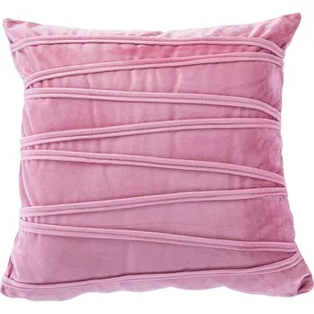Dekorativní polštářek Povlak na polštářek ELLA růžová 45 x 45 cm