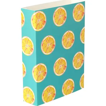 Jednorázové nádobí Reklamní CreaSleeve 425 papírový rukáv na zakázku, bílá