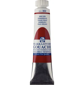 Speciální výtvarná barva TALENS Kvašová barva Gouache Extra Fine - 302 Deep Red Objem: 20 ml