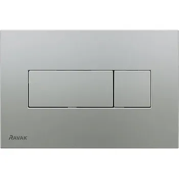 Splachovací tlačítko Ovládací WC tlačítko Ravak Uni, satin