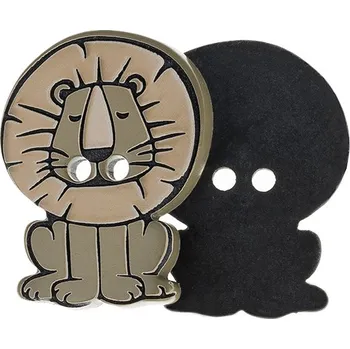 Knoflík Bellatex Knoflík - sada 3 ks Khaki,Béžová