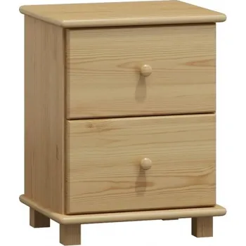 Noční stolek Noční stolek LENEST typ 4, hloubka 47 cm, masiv borovice + vyzvednutí ZDARMA