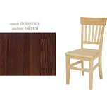 Jídelní židle RUFINA I, masiv borovice/moření: ořech + vyzvednutí ZDARMA