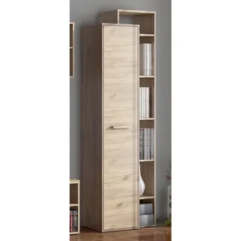 Šatní skříň Policová skříň DORINDA pravá, craft tobaco/craft zlatý, 5 let záruka + vyzvednutí ZDARMA