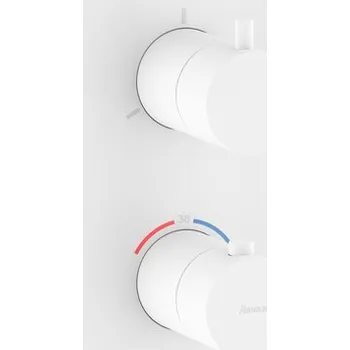 Vodovodní baterie Termostatická podomítková baterie Ravak Espirit ES 067.10WV.O3.RB07C 3-cestná bez tělesa, White Velvet