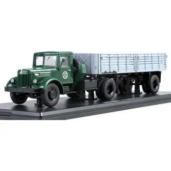 autíčko SSM - Start Scale Models MAZ-200V s návěsem MAZ-5215 1:43 - SSM MAZ 200V + MAZ 5215 - kovový model auta
