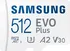 Paměťová karta Samsung EVO Plus microSDXC 512 GB UHS-I U3 V30 160 MB/s + SD adaptér