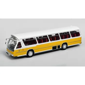 autíčko Altaya Pegaso 5023CL Autobus 1973 1:43 - časopis s modelem Pegaso 5023 CL 1973 autobus Madrid Aeropuerto - kovový model autobusu