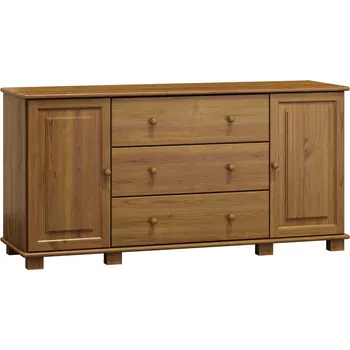 Komoda Komoda NEFTYS 45, hloubka 42 cm, masiv borovice, moření: dub + vyzvednutí ZDARMA