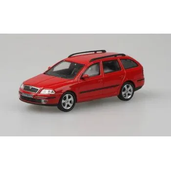 Škoda Octavia Combi 2004 červená 1:43 Škoda Octavia II Combi 2004 - Červená Corrida Uni - kovový model auta