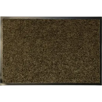 Rohožka FLOMAT Hnědá textilní vnitřní vstupní čistící antibakteriální rohož - 240 x 120 x 0,9 cm