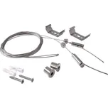 Deko-Light Závěsné lano, nastavitelné pro Tri Proof, sada 2 ks stříbrně šedá