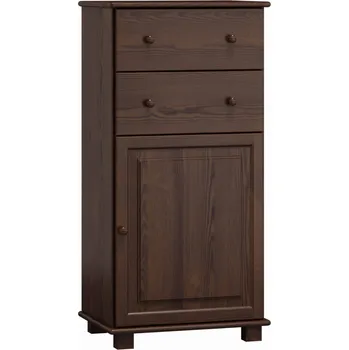 Komoda Komoda NEFTYS 21, masiv borovice, moření: ořech + vyzvednutí ZDARMA