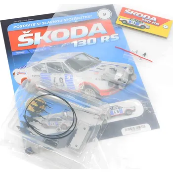 autíčko DeAgostini Škoda 130 RS 1:8 - časopis #9 se stavebnicí Škoda 130 RS 1:8 - časopis #9 se stavebnicí