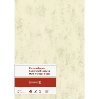 Papír pro tiskárny BRUNNEN Papír A4 (50ks) mramor béžový vhodný do tiskárny 80g/m2