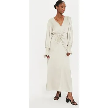 Dámské šaty Karen by Simonsen Koktejlové šaty Peel 10105036 Béžová Loose Fit 34