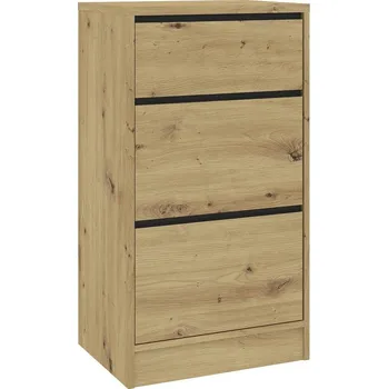 Komoda Komoda 3S BURELA dub artisan/antracit