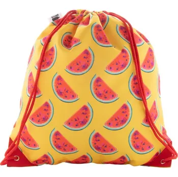 Městský batoh Reklamní CreaDraw Supreme vak na stažení na zakázku, červená