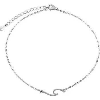 Řetízek Stříbrný řetízek na nohu Waves DCC074A