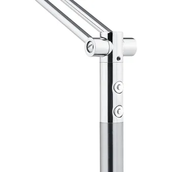 Lampička HELL LED oblouková lampa Evolo CCT, nikl matný/chrom niklová matná, chrom 1 x 6 W LED - Doprava zdarma