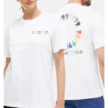 Unisex bílé triko Karl Lagerfeld - Velikost L, Barva Bílá 55701 225w1781