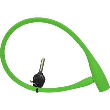 Zámek na kolo zámek TONYON TY-4543 12x600 zelený silicone