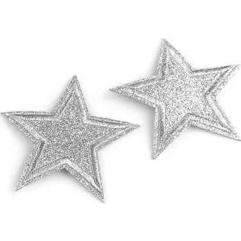 Galanterie Nažehlovačka hvězda s glitry