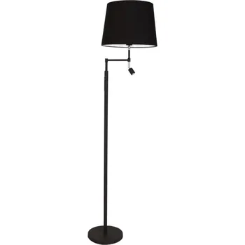 Lampička By Rydéns Orlando stojací lampa na čtení černá - kabel 250 cm písková černá/černá 1 x 60 W E27 (není součástí balení) + 1 x 3 W LED (součást balení) - Doprava zdarma