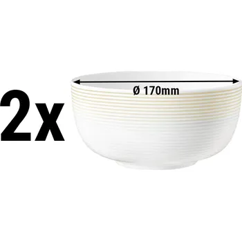 G.Gastro (2 kusy) SELTMANN WEIDEN | Miska na jídlo - Ø 175 mm - Pískově béžová