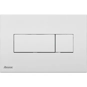 Klozet Ovládací WC tlačítko Ravak Uni, bílá