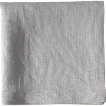 prostírání TULULUM Lněné ubrousky - světle šedé, 40 x 40 cm, 2&nbsp;ks v sadě