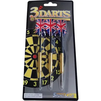 KUBIsport Sportovní šipky s ocelovými hroty 16 g