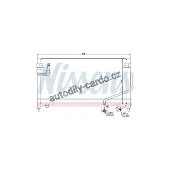 Chladič motoru Chladič klimatizace NISSENS 94688
