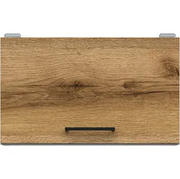 Kuchyňská linka JAMISON, skříňka nad digestoř 50 cm, bílá/dub delano světlý + vyzvednutí ZDARMA