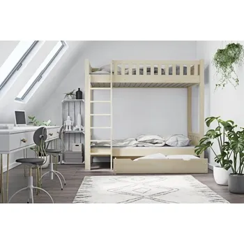 Postel Patrová postel Karol + šuplík + rošty ZDARMA