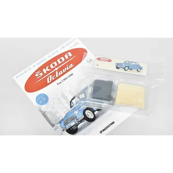 autíčko DeAgostini Škoda Octavia 1959 1:8 - časopis #58 se stavebnicí Škoda Octavia 1959 - stavebnice DeAgostini