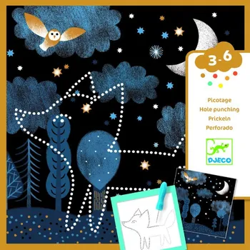 omalovánky DJECO Prosvicovací obrázky 3+